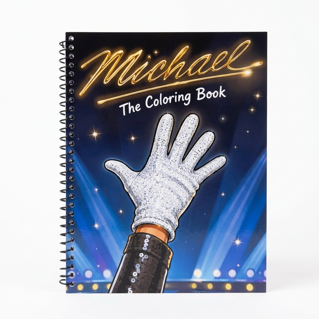 The King of Pop Coloring Book: Iconic Moments