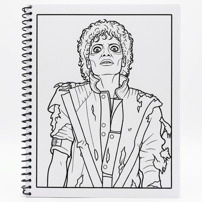 The King of Pop Coloring Book: Iconic Moments