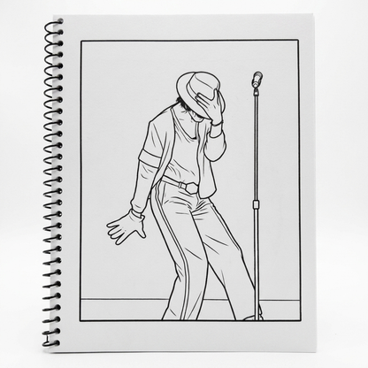 The King of Pop Coloring Book: Iconic Moments